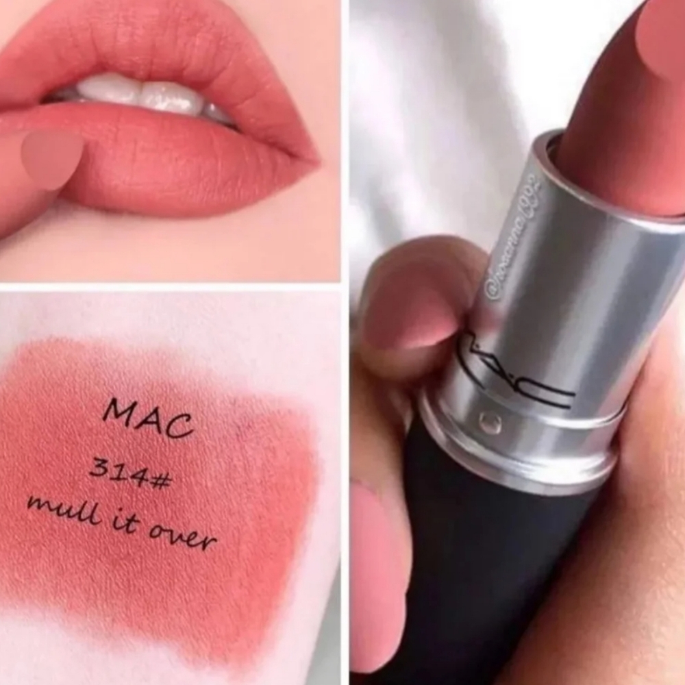 Mac Mull it Over Powder Kiss Lipstick - Picture 7 of 9